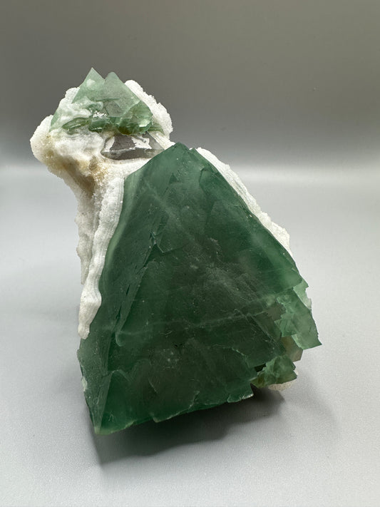 Huangangliang Double Growth Octahedral Fluorite