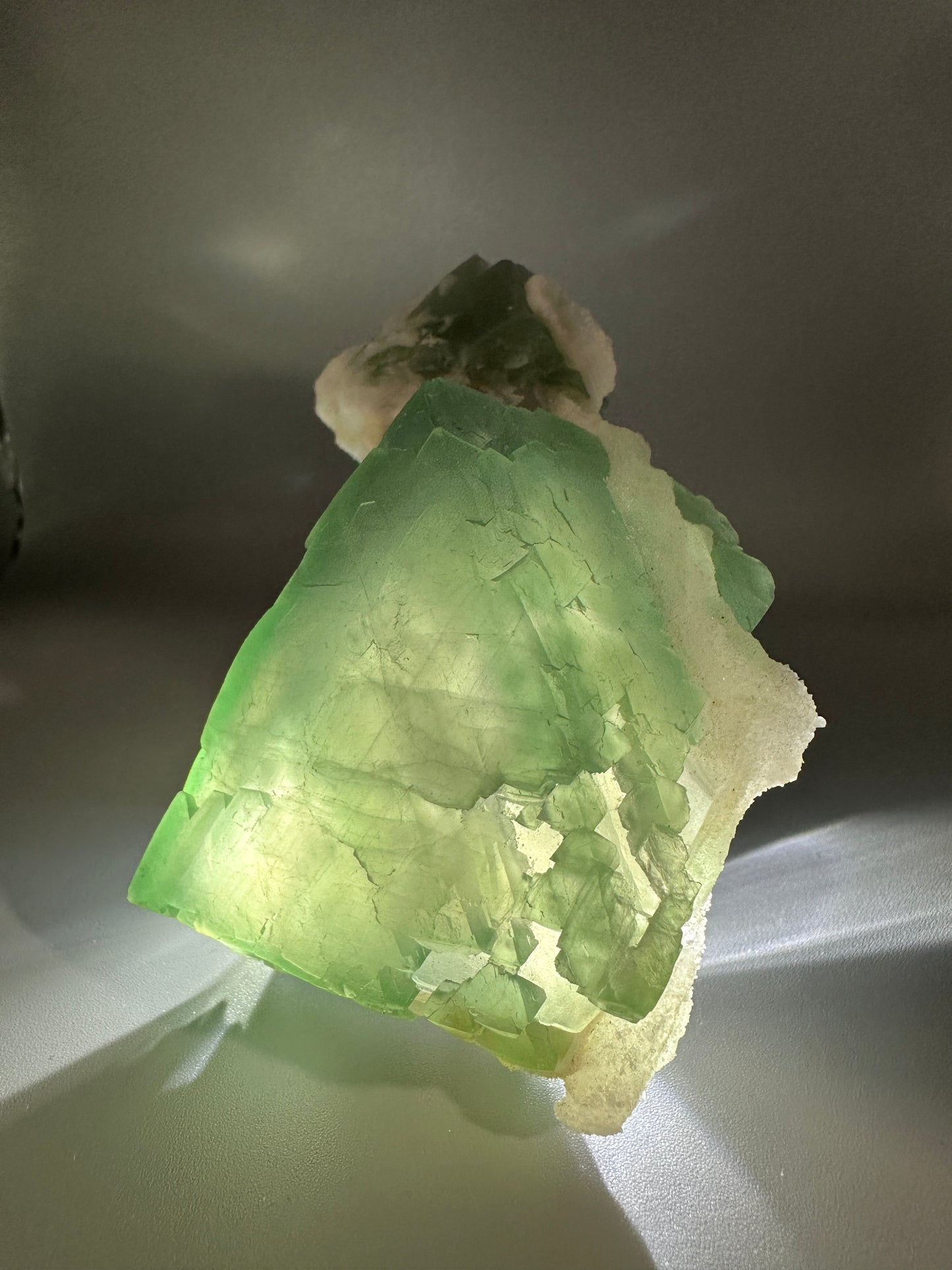 Huangangliang Double Growth Octahedral Fluorite